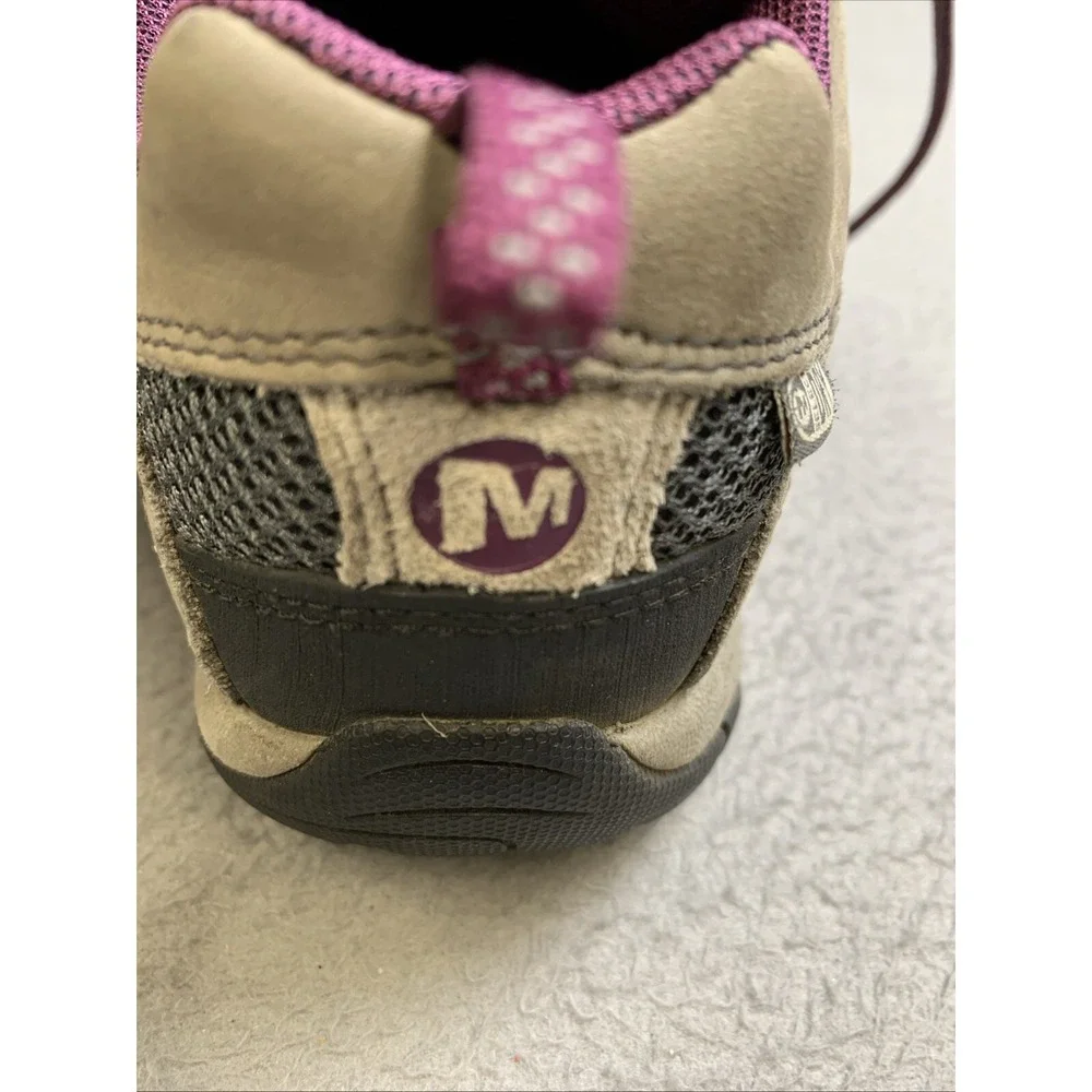 MERRELL Shoes Women's 6.5 Select‎ Dry Gray Purple Laces Air Cushion Select Grip